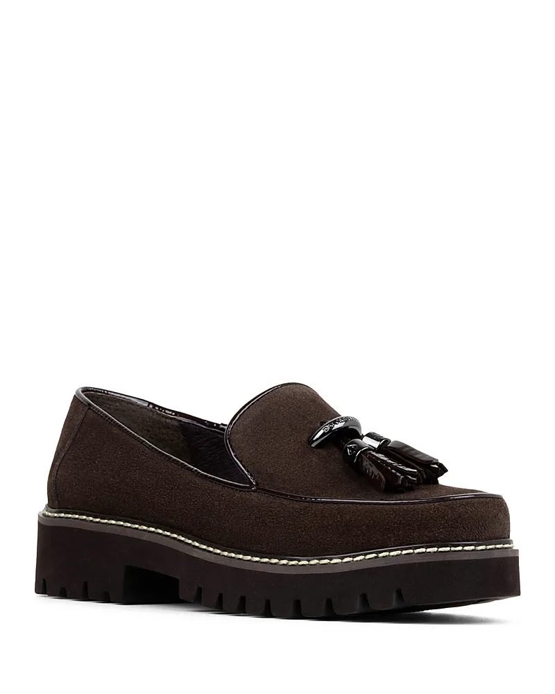 Suede Tassel Loafers
