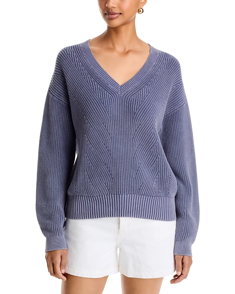 Salt & Sea Wash Cotton V Neck Sweater by Tommy Bahama