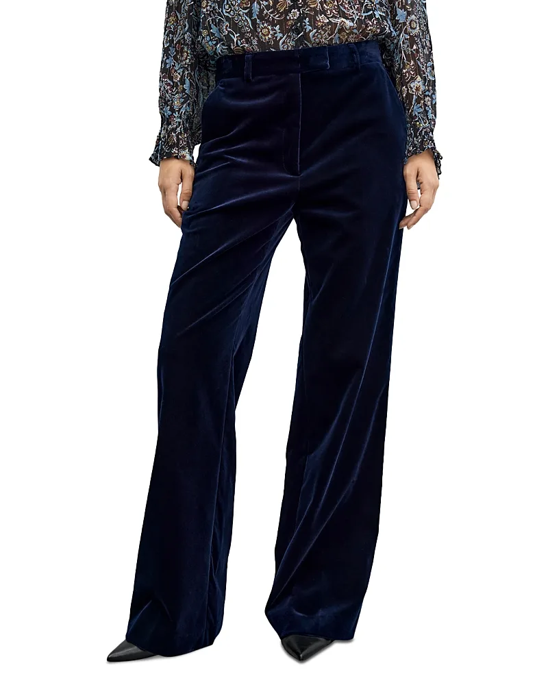 Mya Velvet Wide Leg Pants