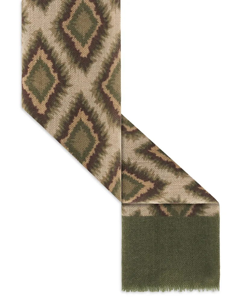 Sofia Ikat Wool & Cashmere Scarf by Gerard Darel