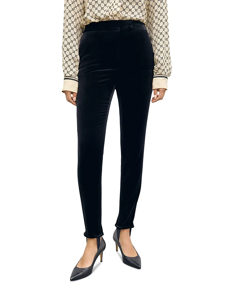 Velvet Stirrup Pants by Gerard Darel