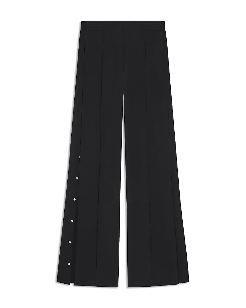 Twill Snap Flare Pants by Courreges