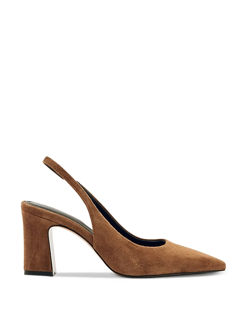 Lorena Suede Slingback Pumps
