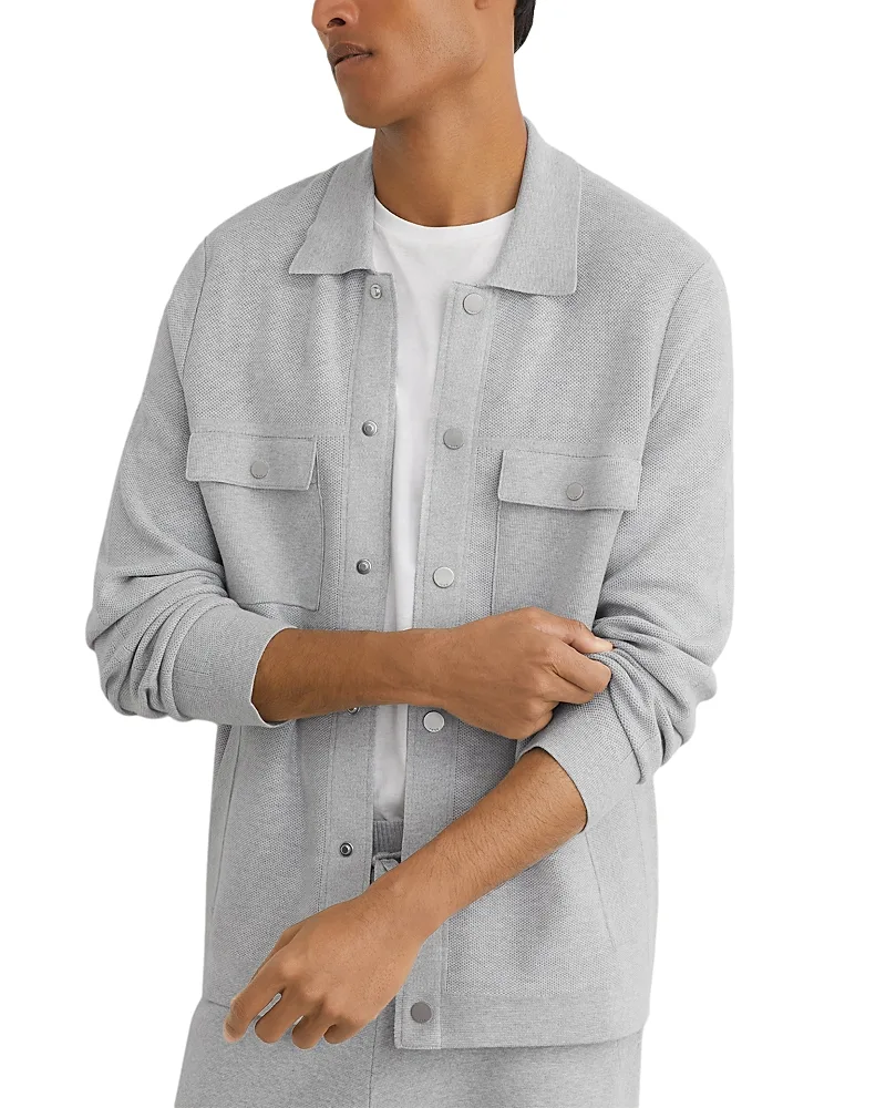 Plaistow Milano Knit Overshirt by Reiss