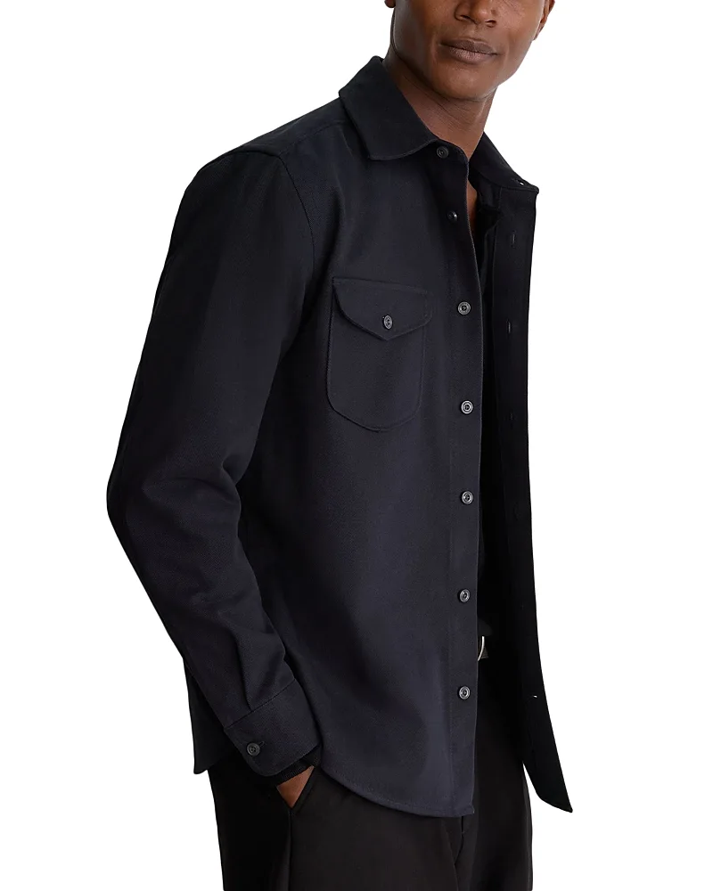 Astra Cotton Twill Flap Pocket Shirt by Reiss