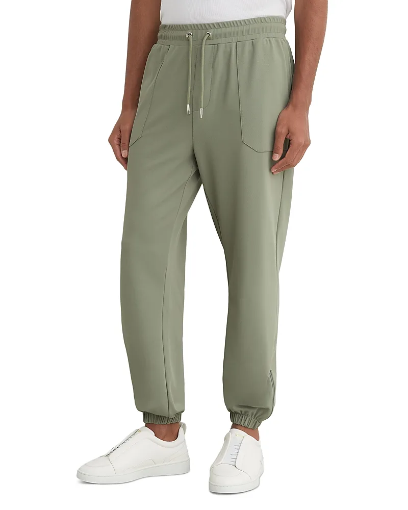 Crescent Tapered Fit Drawstring Joggers by Reiss