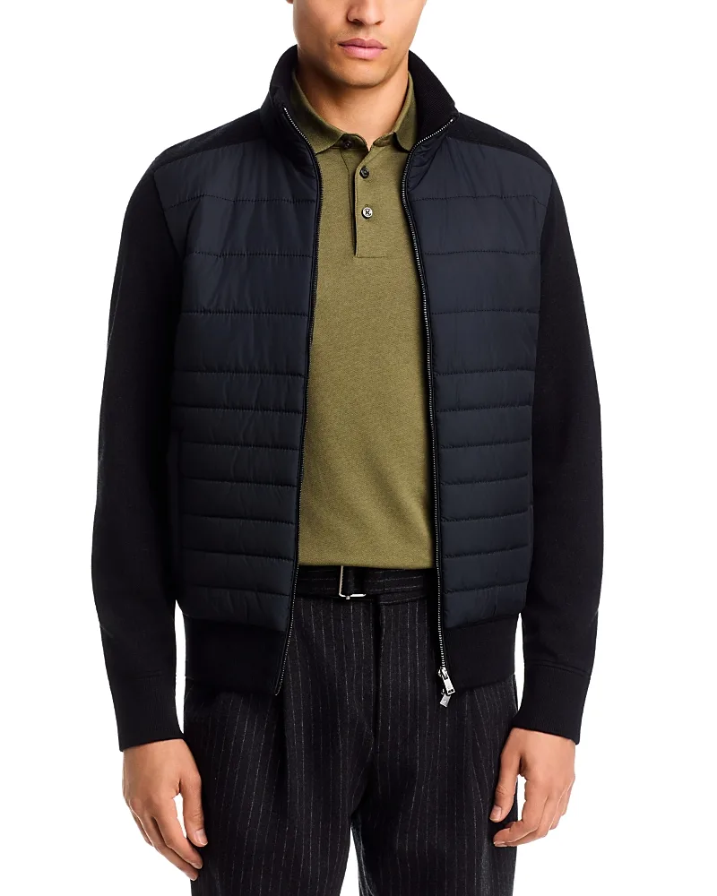Facente Paneled Wool Jacket
