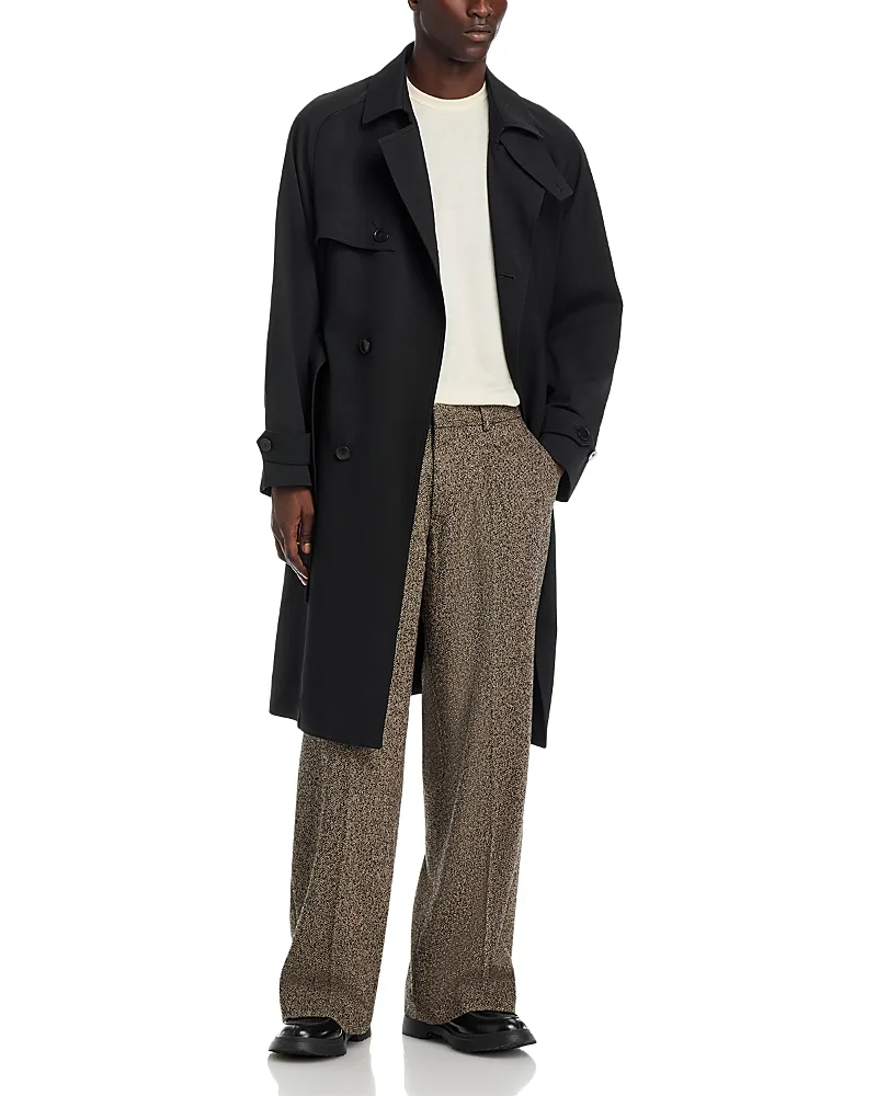 Moran Double Breasted Trench Coat by Hugo Boss