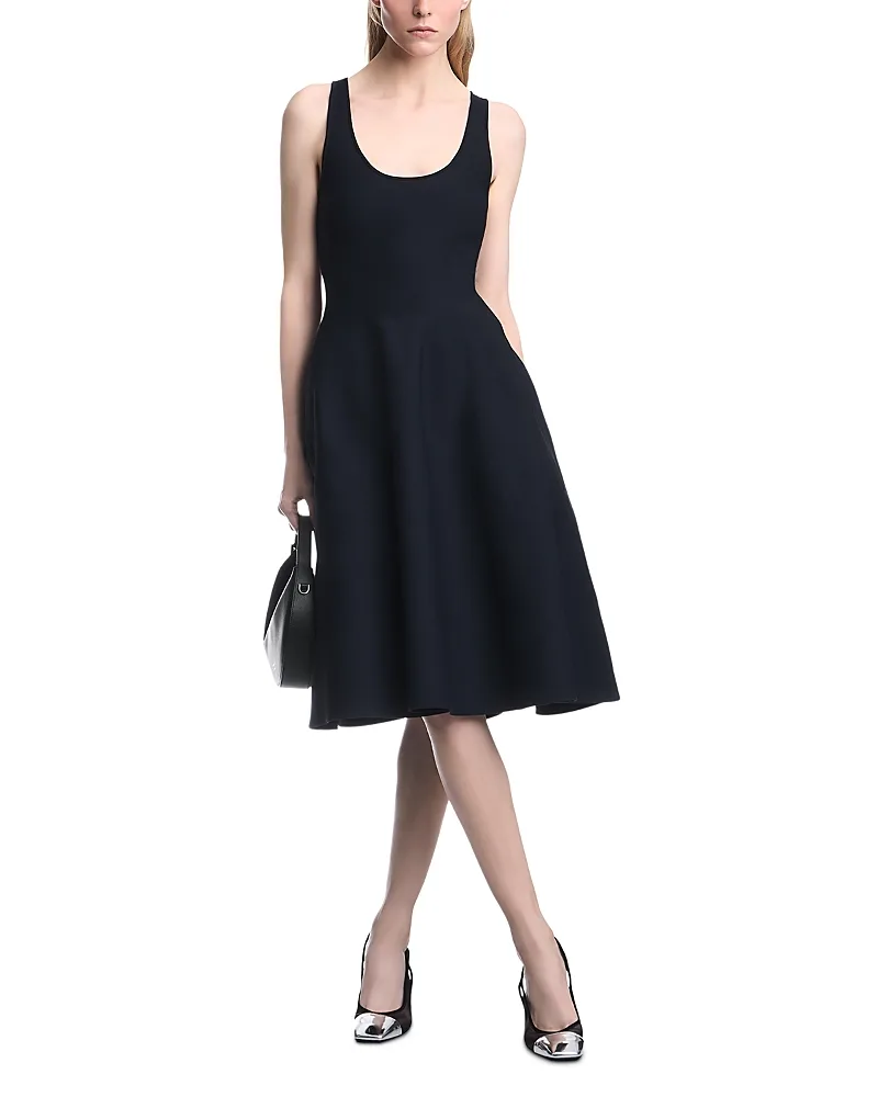 Emporio Armani Scoop Neck Fit & Flare Dress by Armani