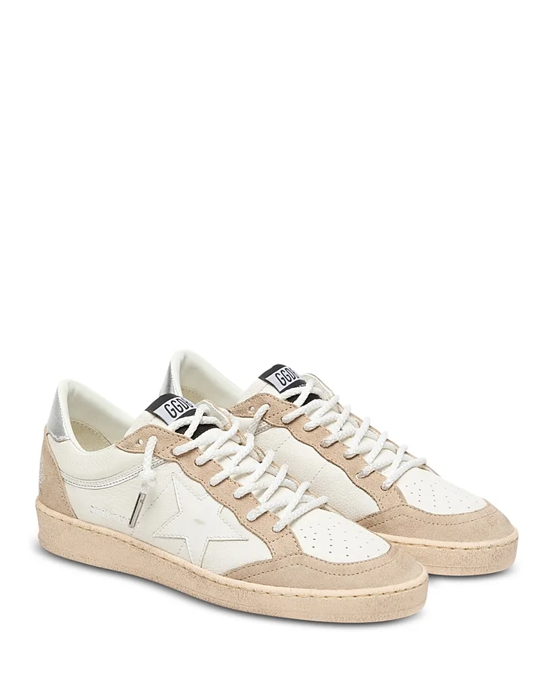 Ballstar Suede Low Top Sneakers by Golden Goose