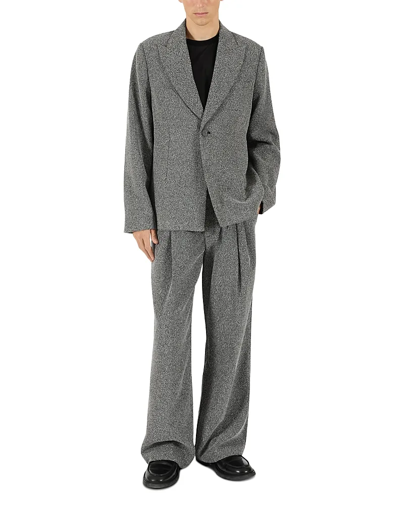De Blanc Single Button Static Blazer