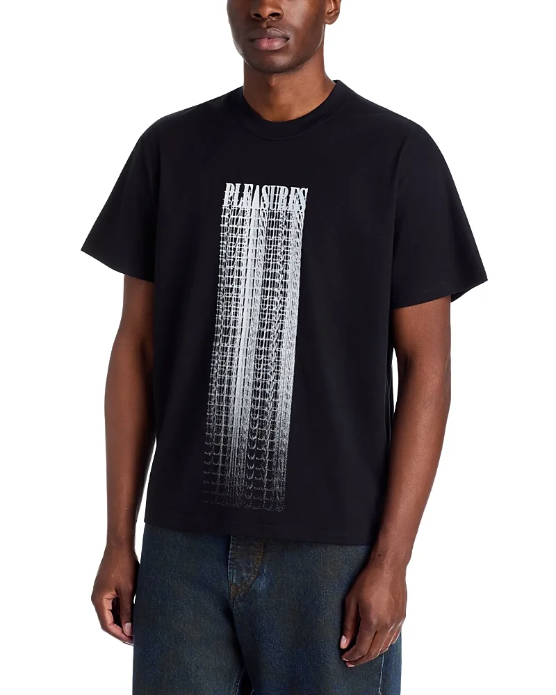 Blurred Graphic Oversized Tee by Pleasures