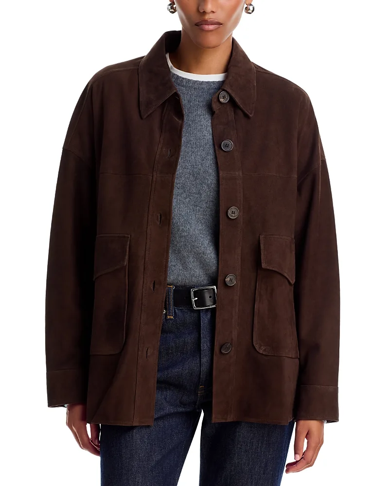 Kalee Lamb Suede Jacket by Arma