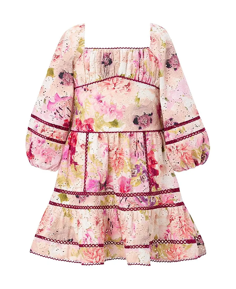 Liana Embroidered Mini Dress by Marlo Kids