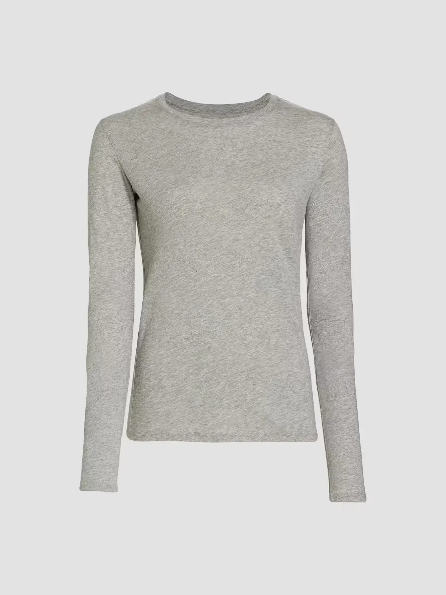 Jersey Boatneck Long-Sleeve T-Shirt by Vince