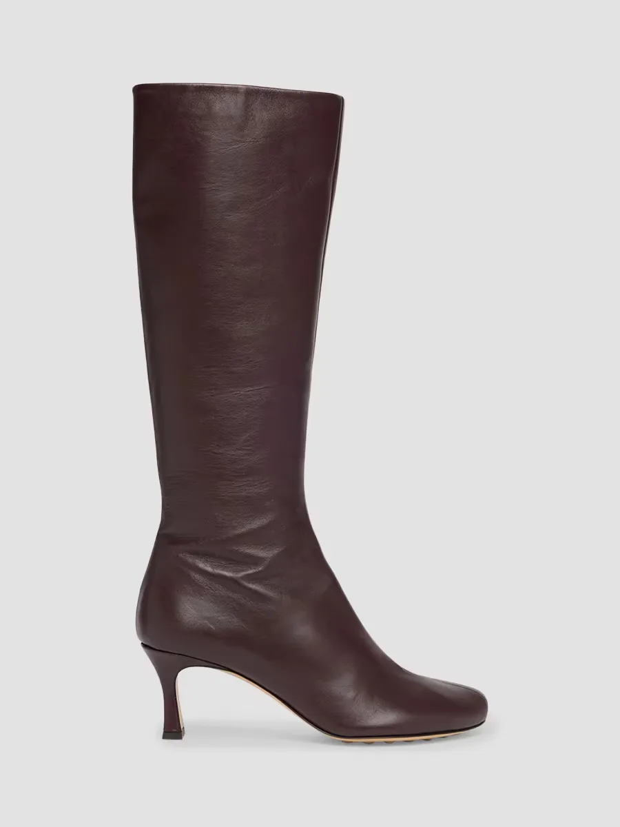 Lagoon 60MM Leather Knee-High Boots by Bottega Veneta