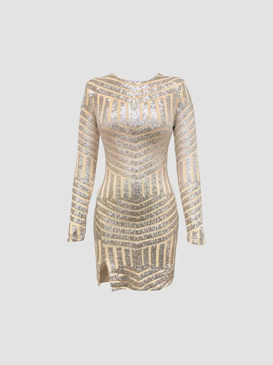 Nathalia Long-Sleeve Minidress by Dress the Population