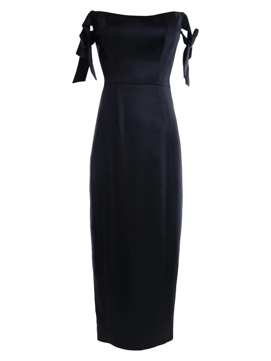 Verona Corseted Satin Dress by Dress the Population