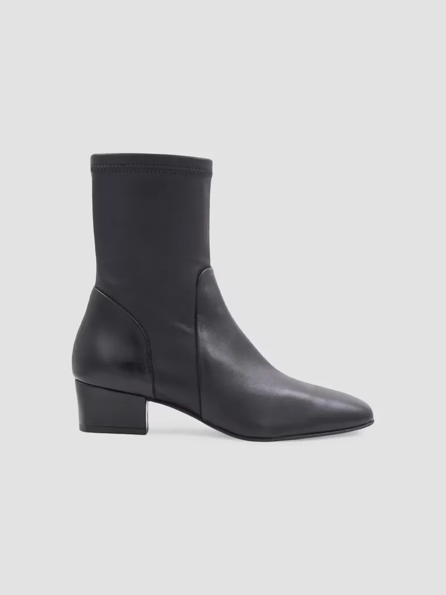 Stassi 40MM Leather Booties by Aquatalia