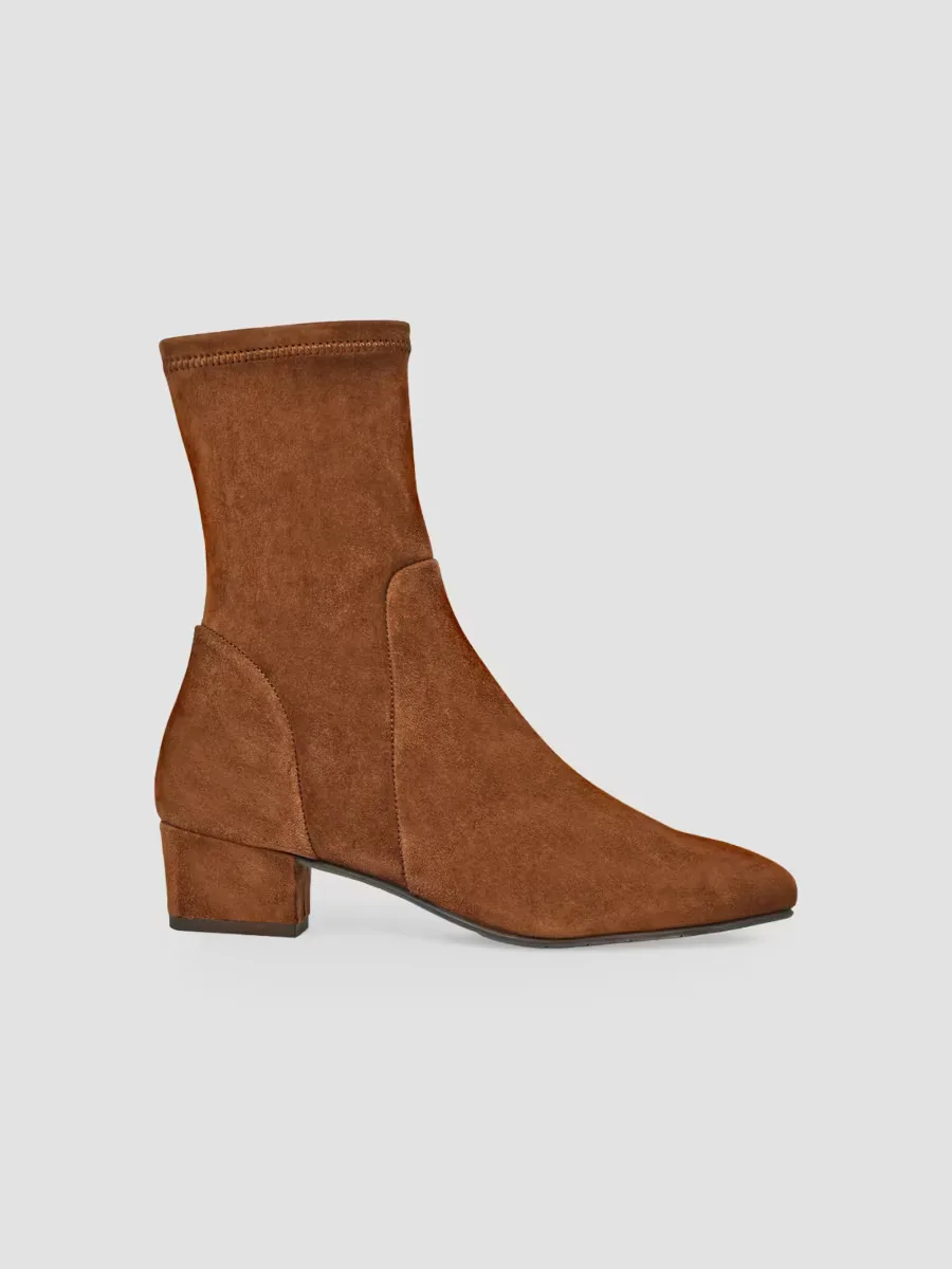 Stassi 40MM Suede Ankle Booties by Aquatalia