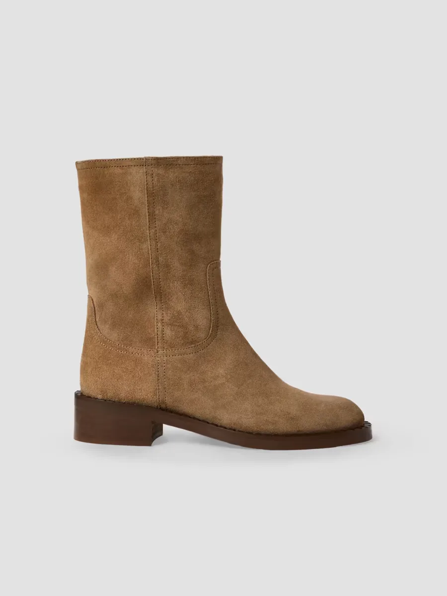 Georgetta 40MM Suede Ankle Booties