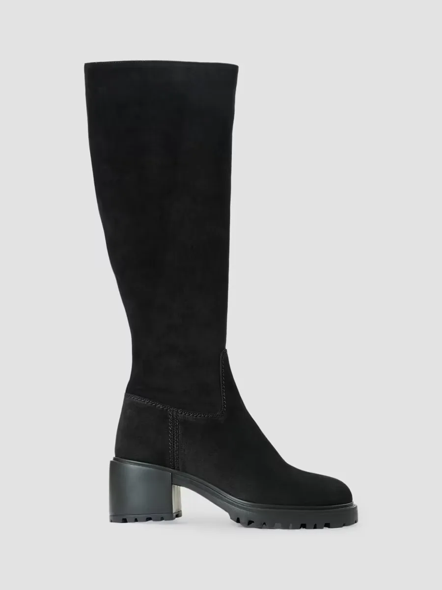 Delilah 65MM Suede Knee-High Boots by Aquatalia