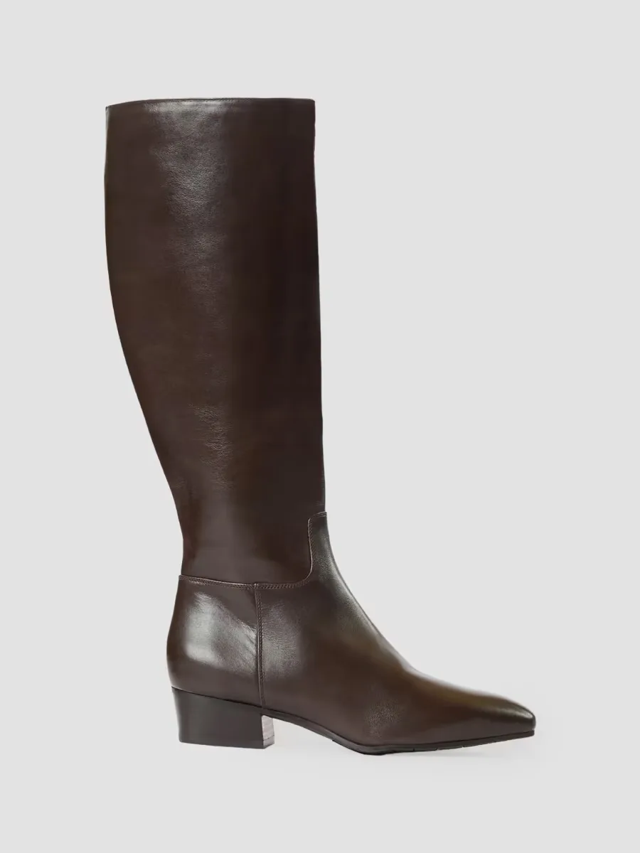 Fuoco 40MM Leather Knee-High Boots