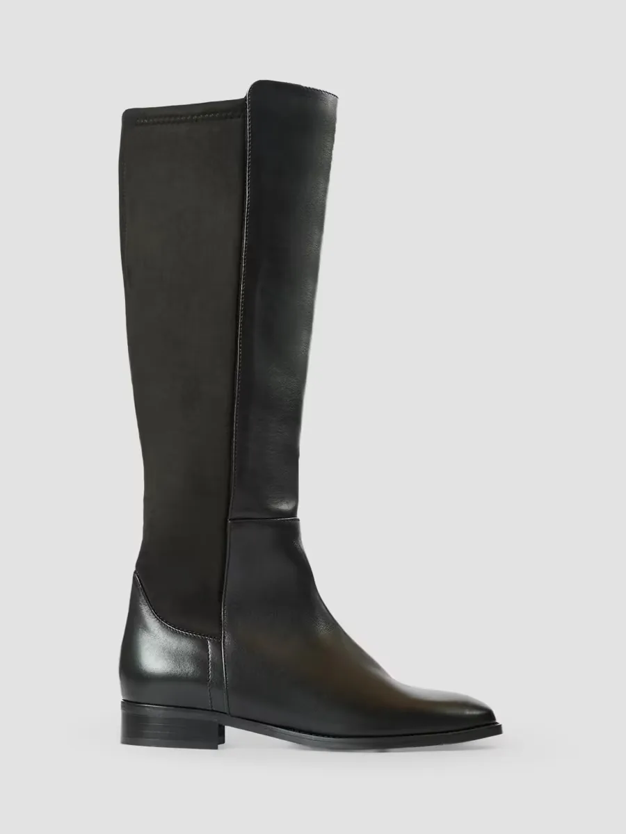 Sabrena 25MM Leather Knee-High Boots by Aquatalia