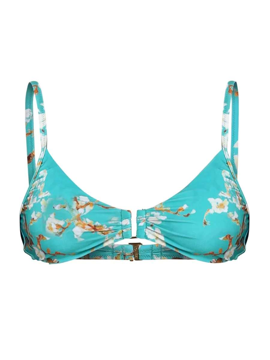 Cherry Blossoms Yazmin Bikini Top by L'AGENCE