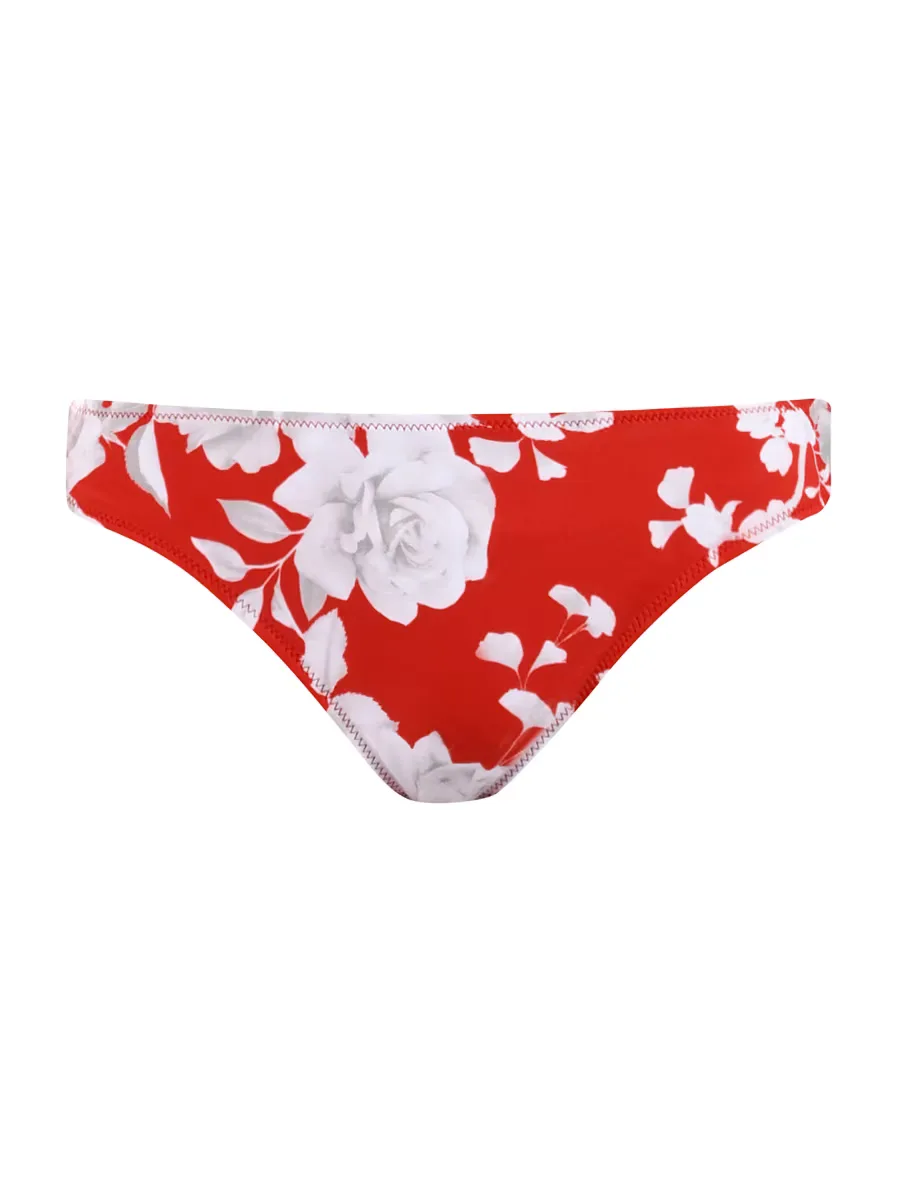 Ikebana Rose Nicole Bikini Bottom by L'AGENCE