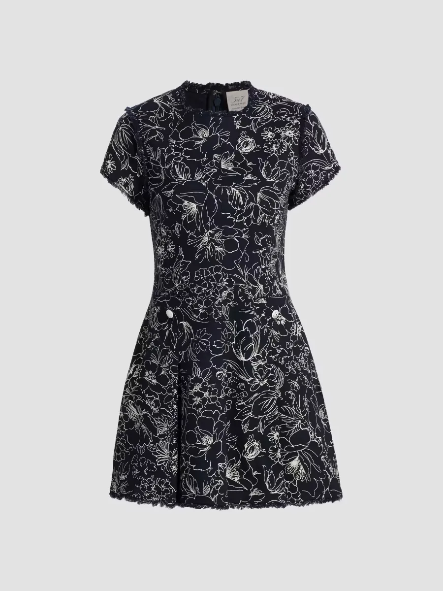 Nova Garden Doodle Minidress by Cinq  Sept