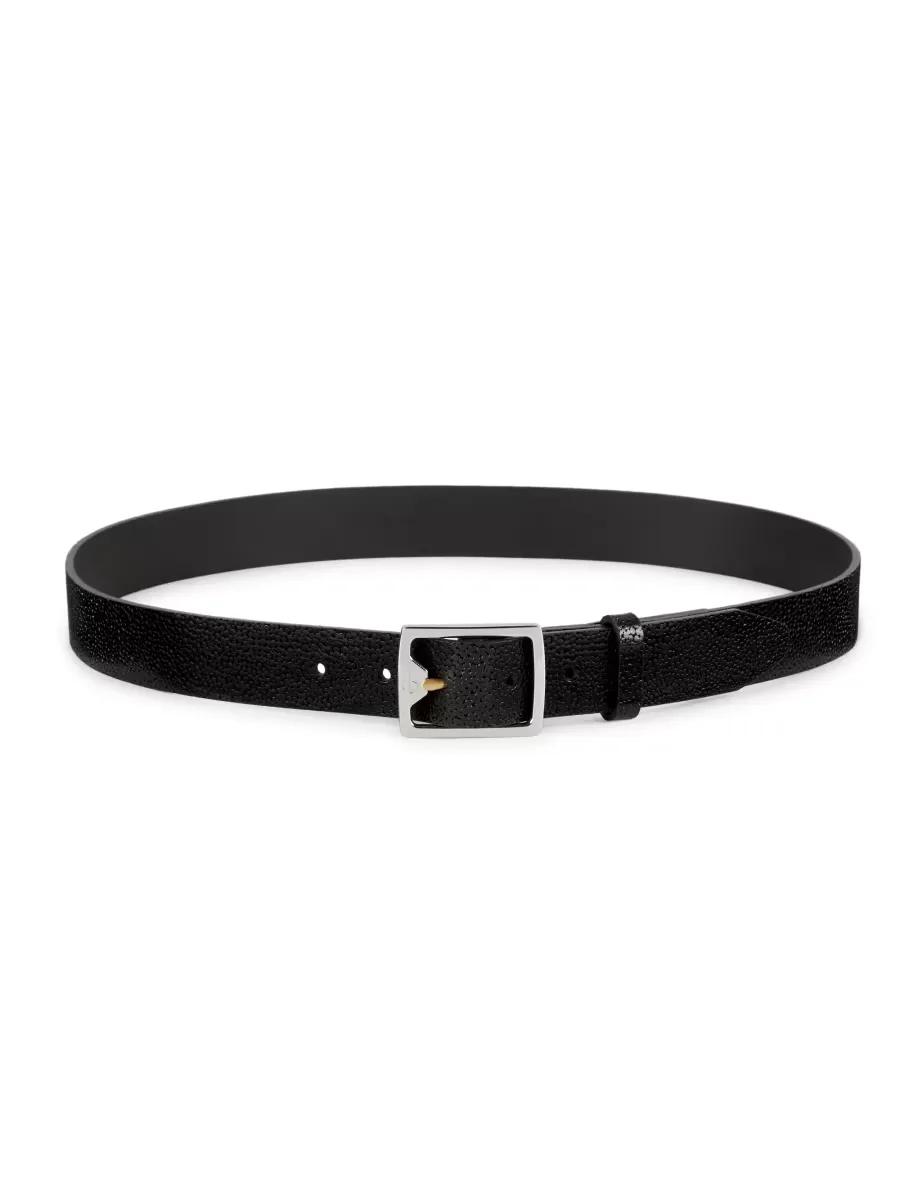 Boyfriend Textured Leather Belt by rag & bone