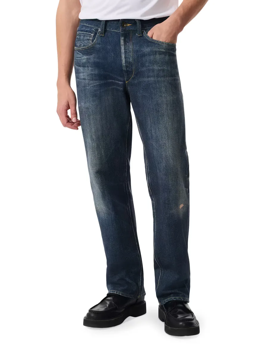 Miramar Denim Straight-Leg Sweatpants by rag & bone