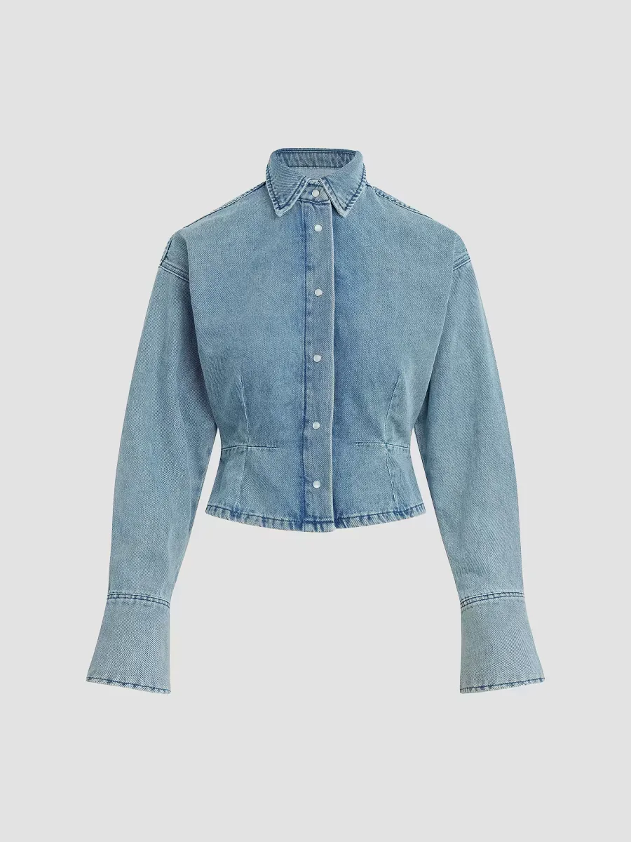 The Eyes on Me Denim Shirt by Favorite Daughter