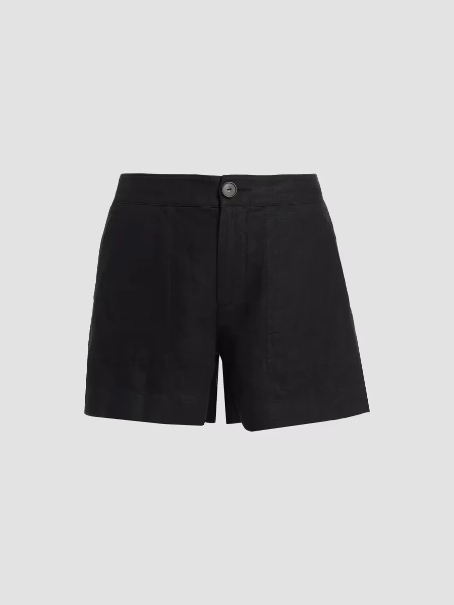 Mid-Rise Hemp Shorts