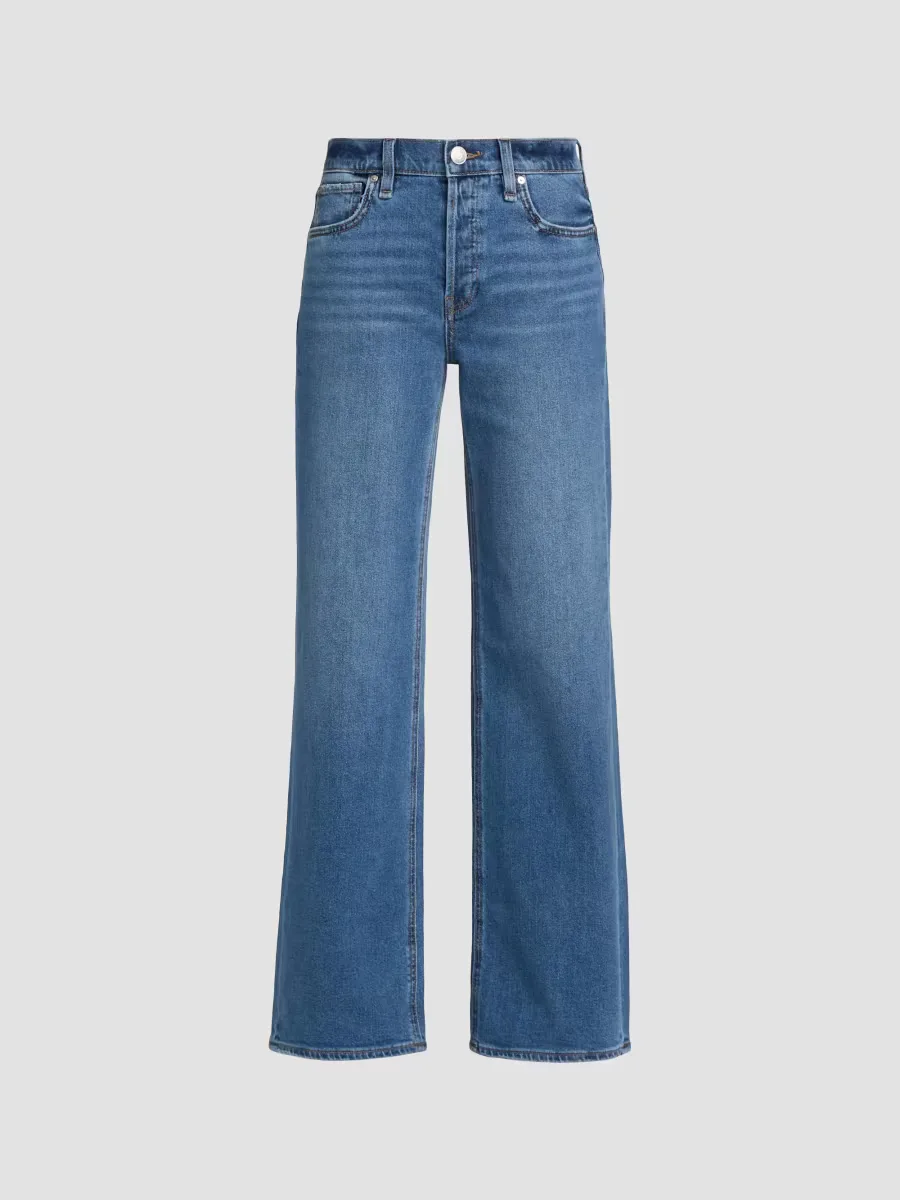 Rosie Stretch-Denim Wide-Leg Jeans