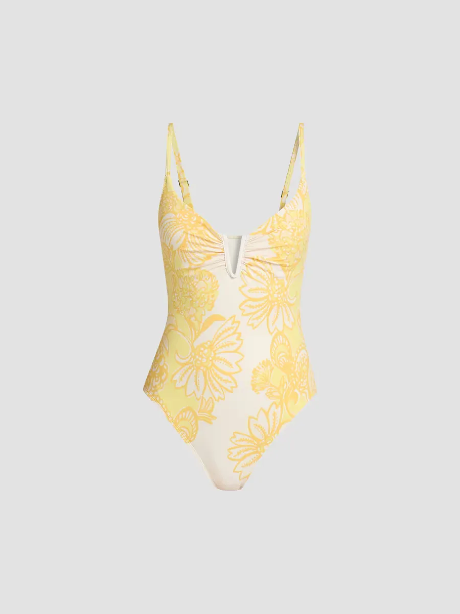 Clode Golden Glow Juicy Story One-Piece Swimsuit by Lilly Pulitzer