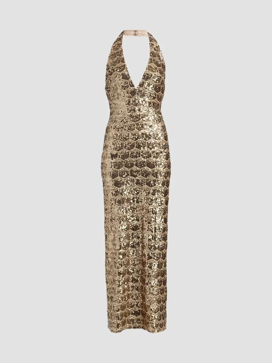 Shauna Sequinned Gown