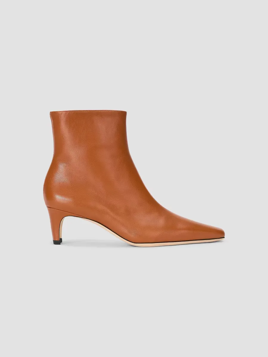Wally 50MM Leather Ankle Boots by STAUD