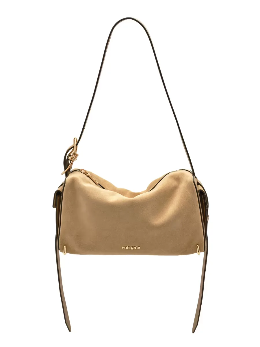 Natasha Suede Shoulder Bag