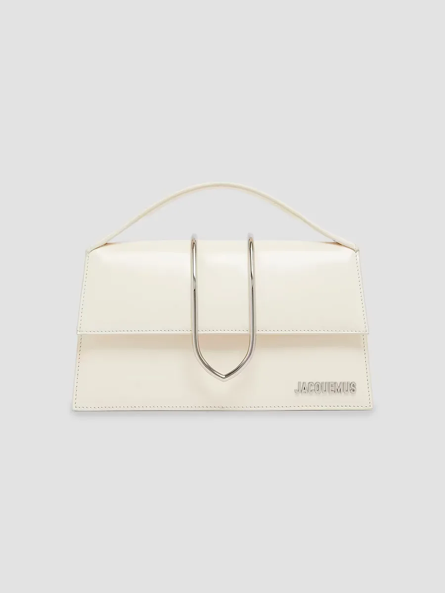 Le Grand Bambino Metal & Leather Top Handle Bag by JACQUEMUS