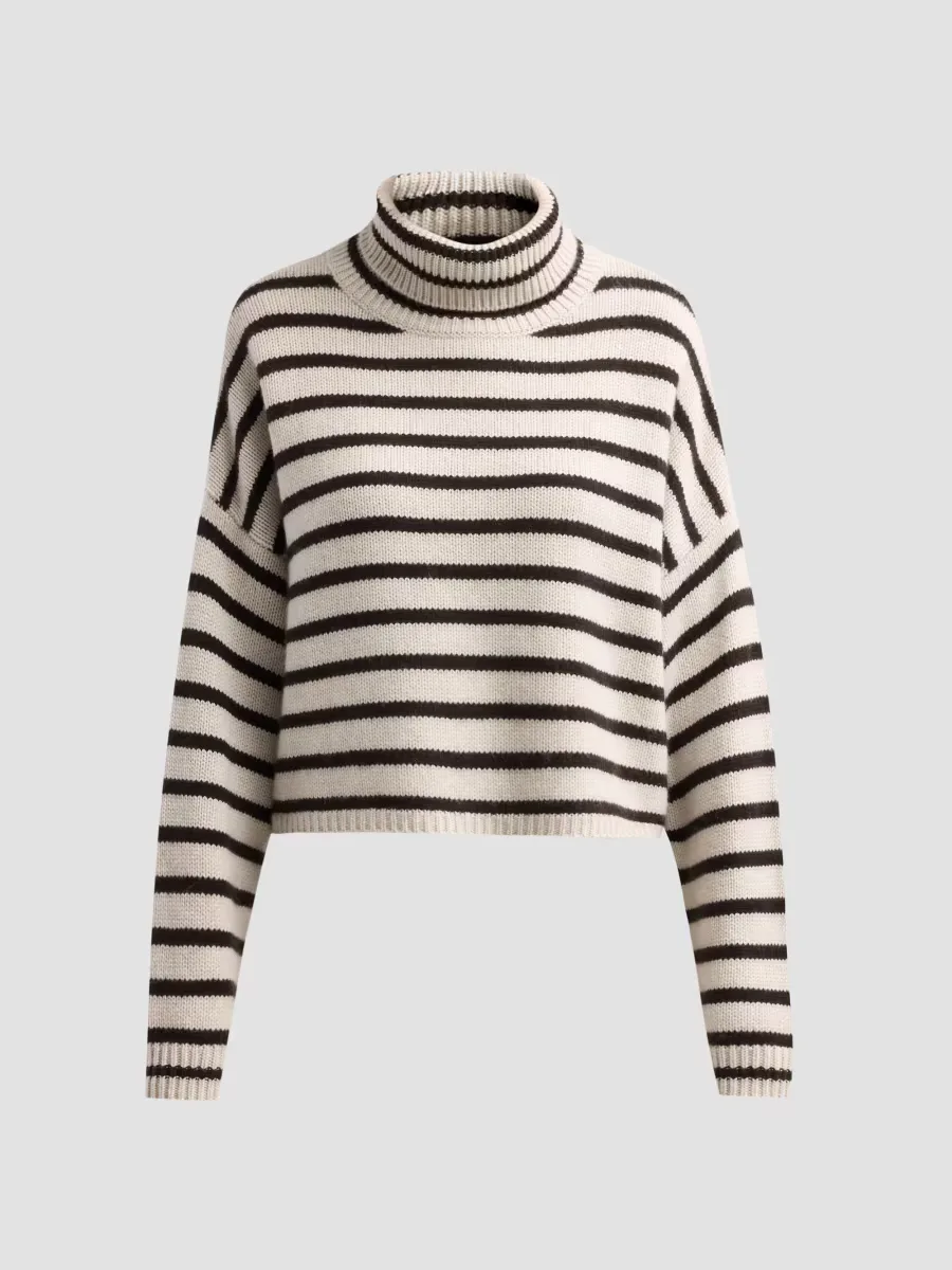 Zerlina Striped Cashmere Sweater by Lisa Yang