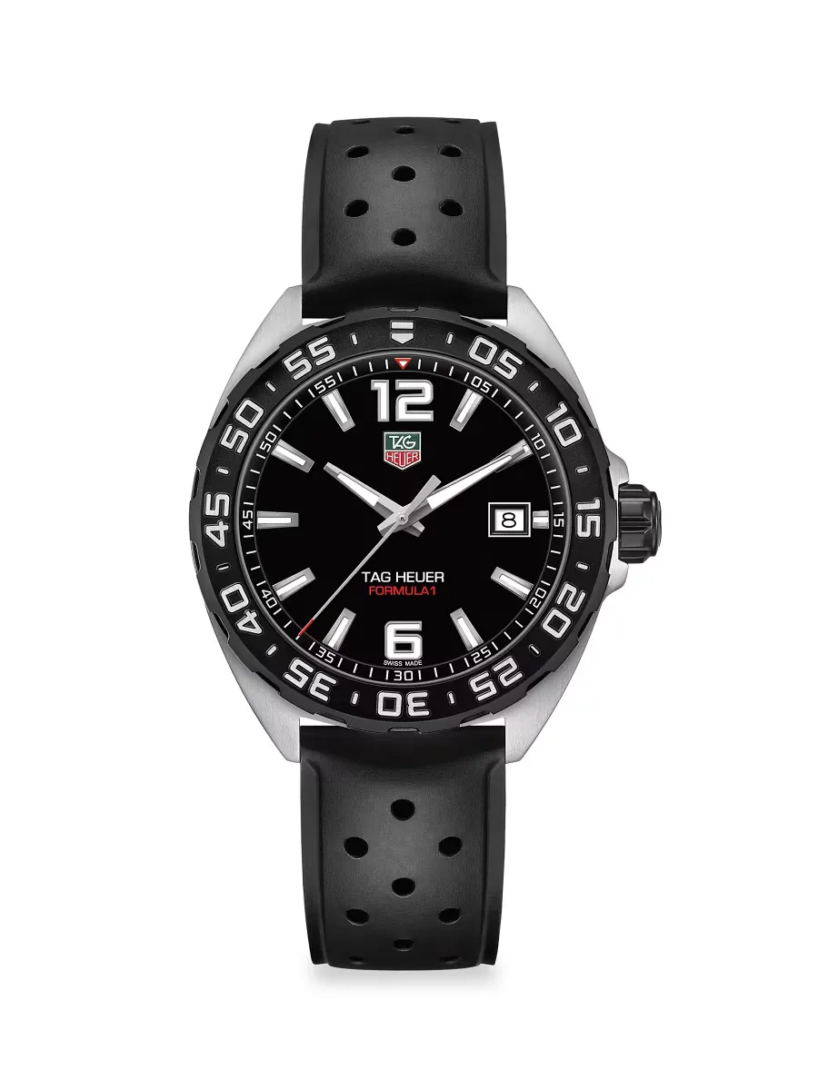 Formula 1 41MM Stainless Steel & Rubber Strap Quartz Watch