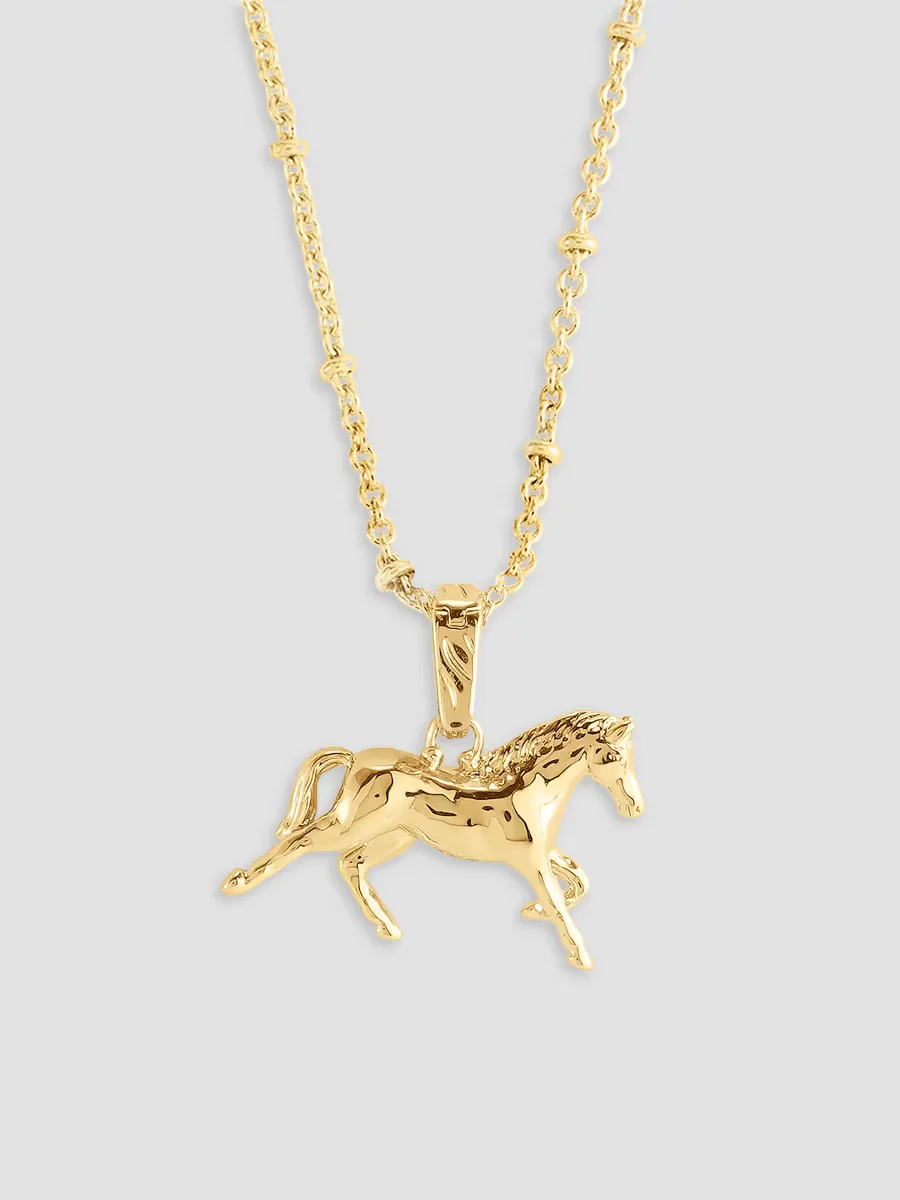 Cheval 18K-Gold-Plated Horse Charm by Anabel Aram