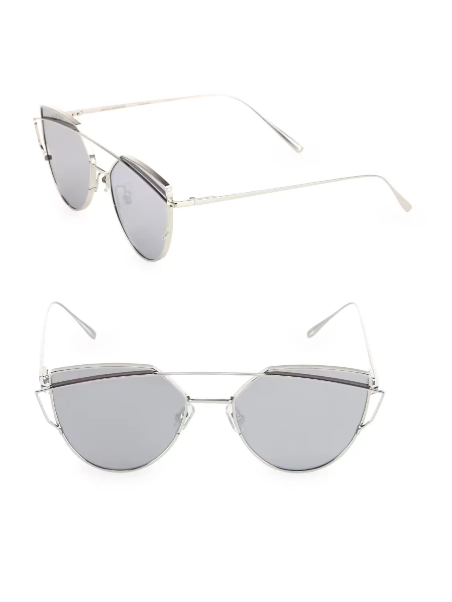 Love Punch 55MM Mirrored Cat Eye Sunglasses by Gentle Monster