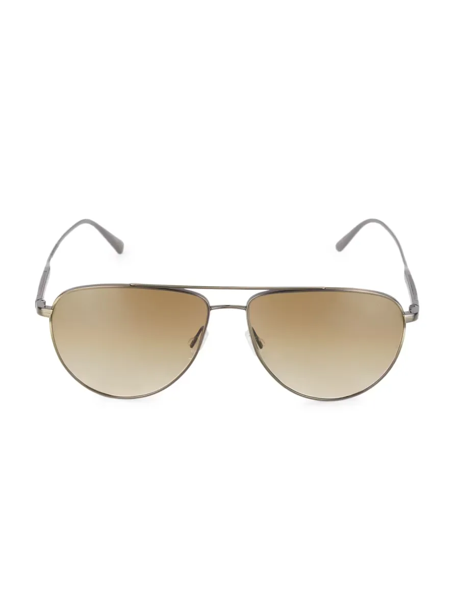 Brunello Cucinelli & Oliver Peoples Disoriano 58MM Aviator Sunglasses by Brunello Cucinelli