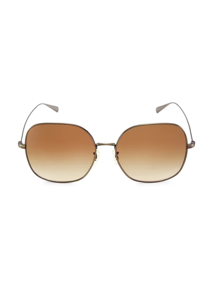 Brunello Cucinelli & Oliver Peoples Deadani 58MM Pillow Sunglasses by Brunello Cucinelli