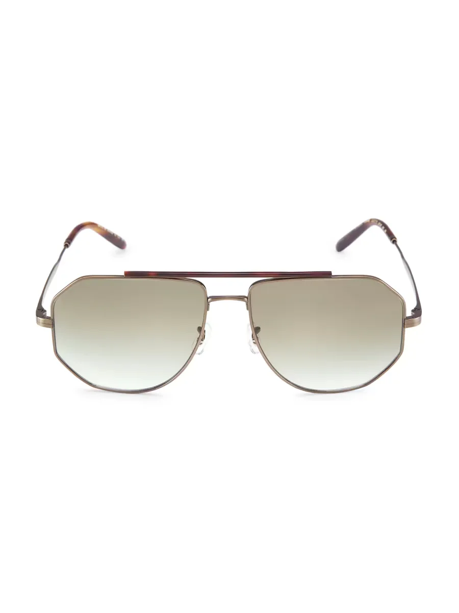 Brunello Cucinelli & Oliver Peoples Moraldo 59MM Aviator Sunglasses by Brunello Cucinelli