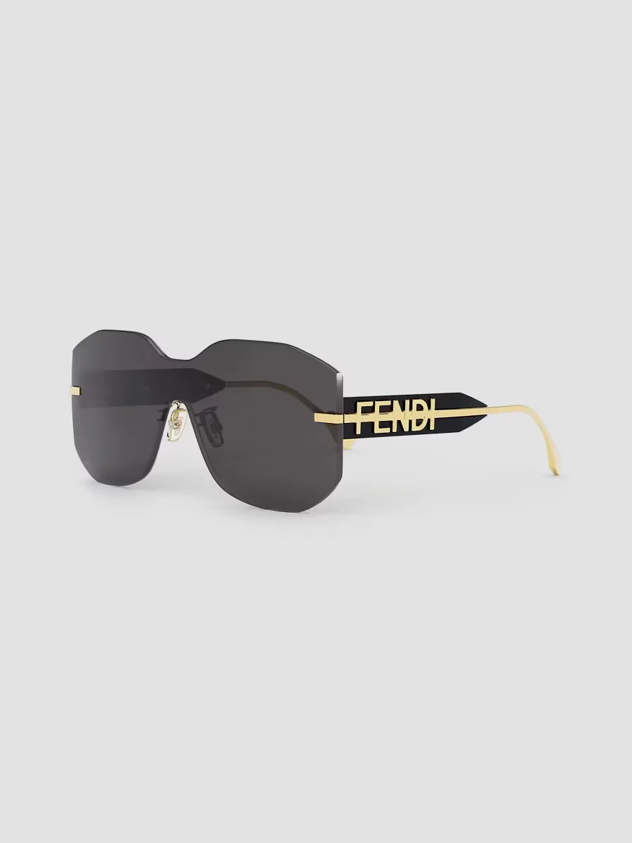 138MM Rectangular Nylon Sunglasses by FENDI