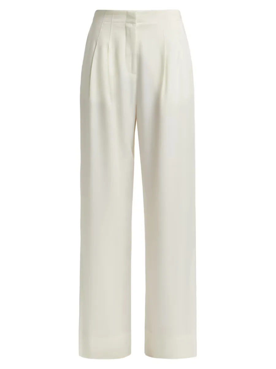 Macbee Double-Pleated Pants by Marie Oliver
